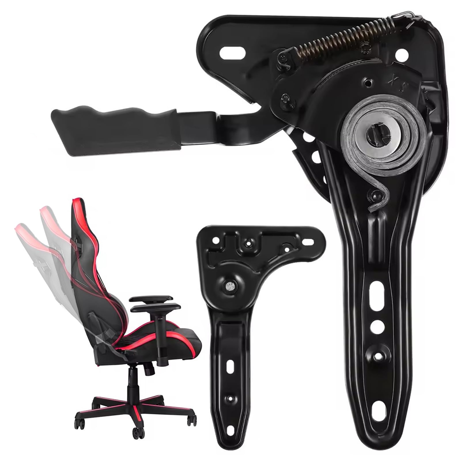 Silla ajustable de ángulo, silla de escritorio para videojuegos, regulador de ángulo de 180 grados, silla de oficina, ajuste de ángulo de asiento, accesorios de repuesto, pieza de ajuste para sillas