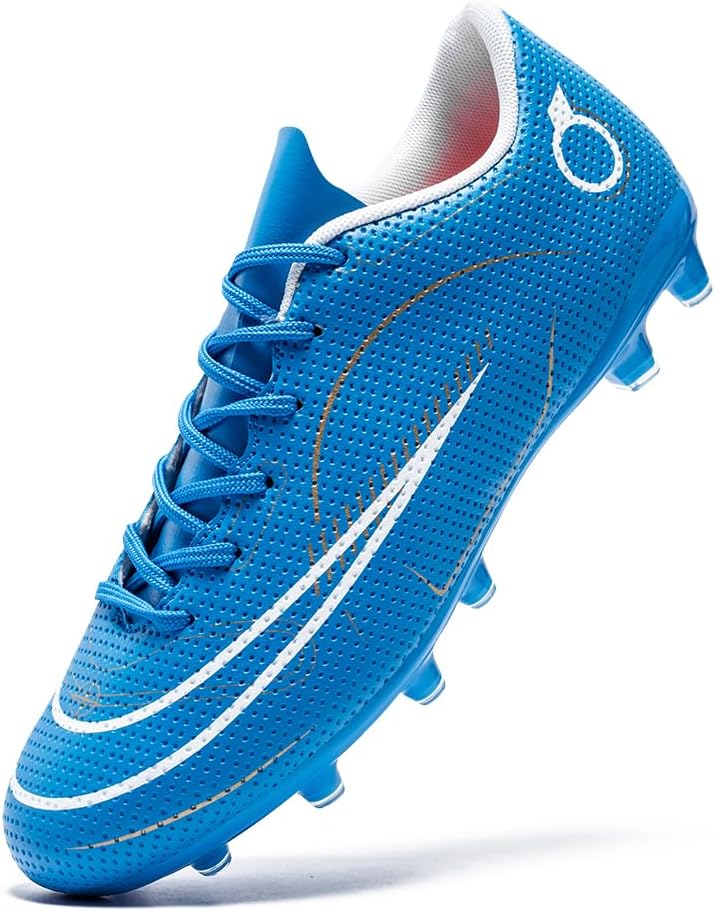 Breooes men's big kids athletic soccer shoes firm groun…