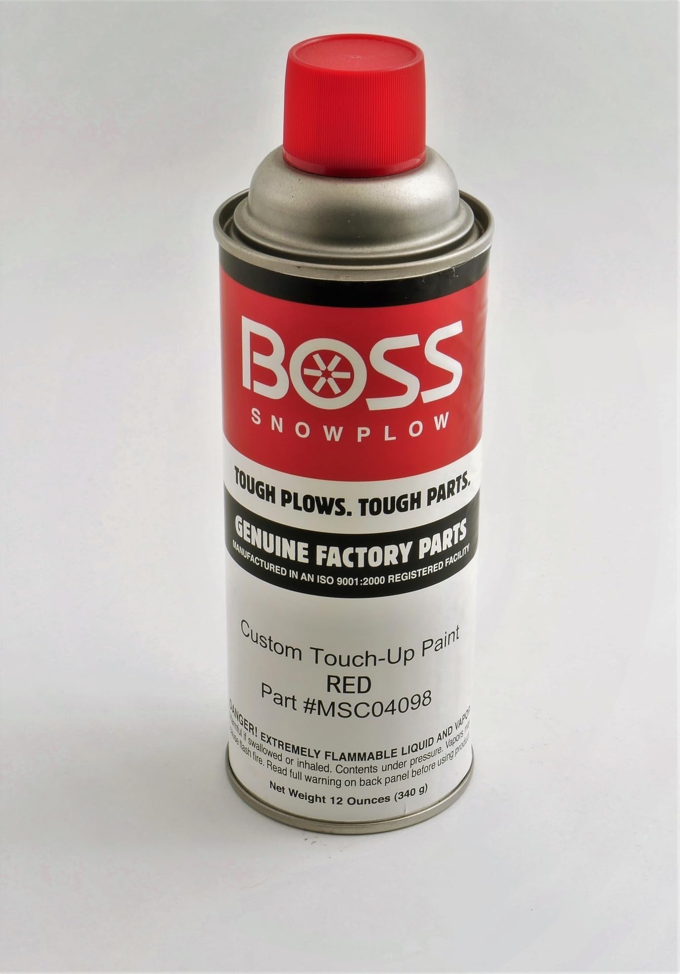Boss Part # MSC04098 - Boss Snow Plow Touch Up Paint -12oz