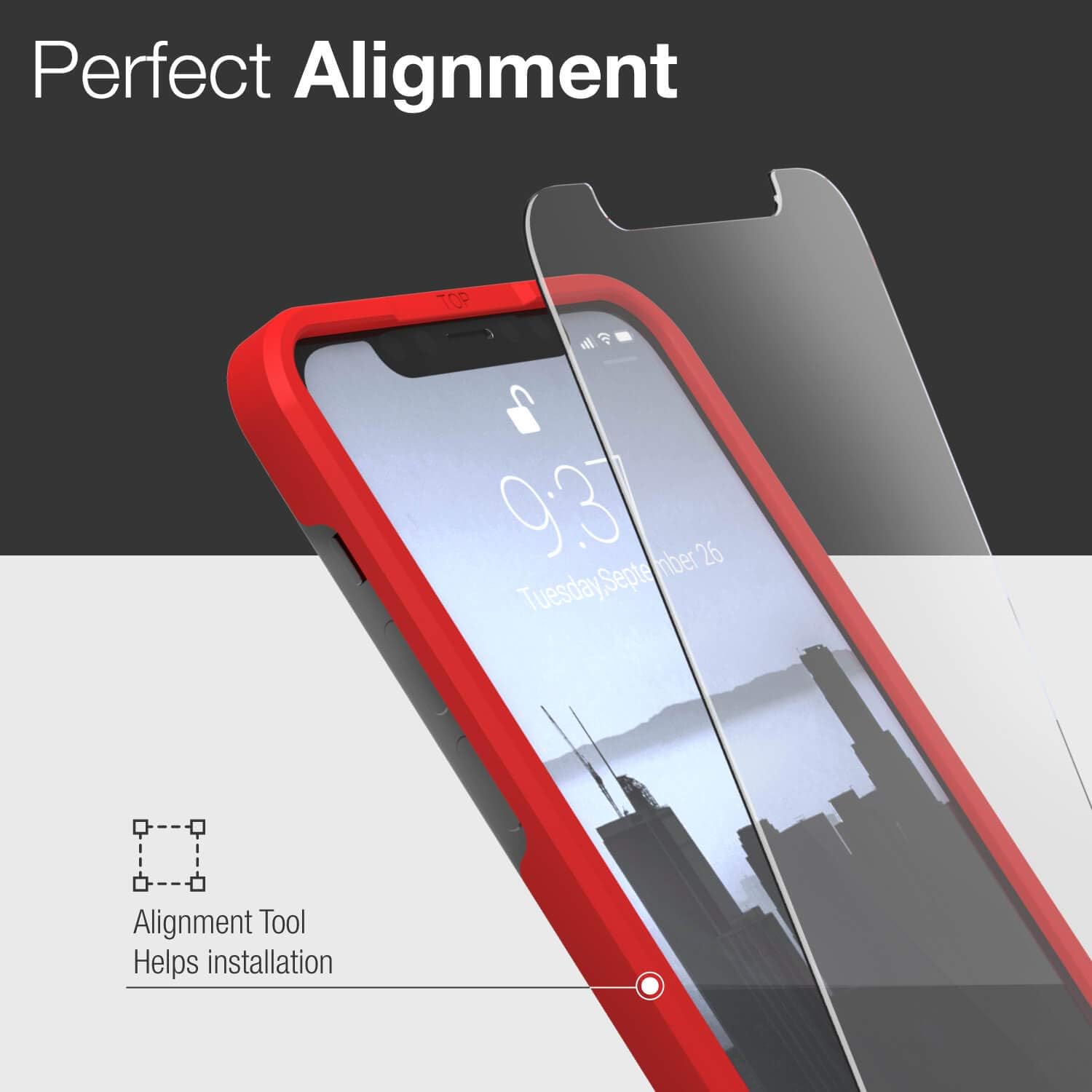 X-Doria Raptic Glass Screen Protector (Formerly Glass) Compatible with Apple iPhone 12 & iPhone 12 Pro, Tempered Glass, Edge to Edge Protection, Anti-Fingerprint for iPhone 12 & iPhone 12 Pro, Clear