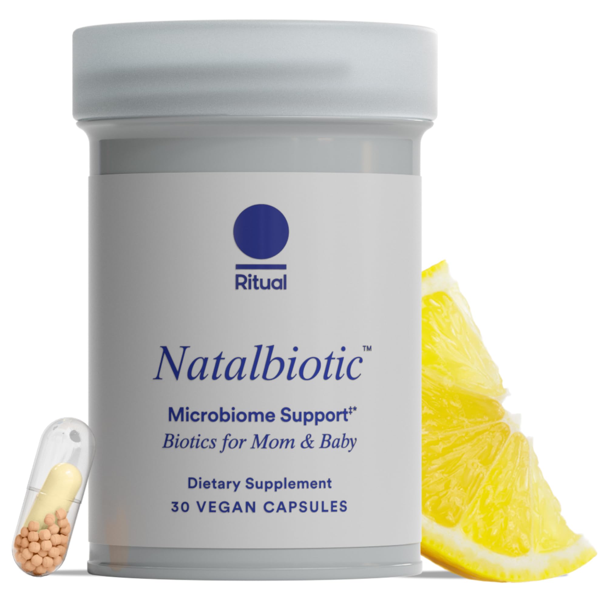 Ritual Natalbiotic Microbiome Support Biotics for Mom Baby Formulated to Support Digestive Health Vaginal Health and Babys Immune