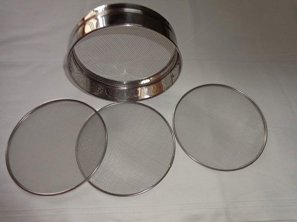 naturehood Stainless steel mesh 9 Inch/chalni for flour sifter according to pore size