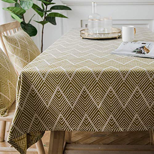 Nappe rectangulaire pour décoration de table de cuisine et repas de famille
