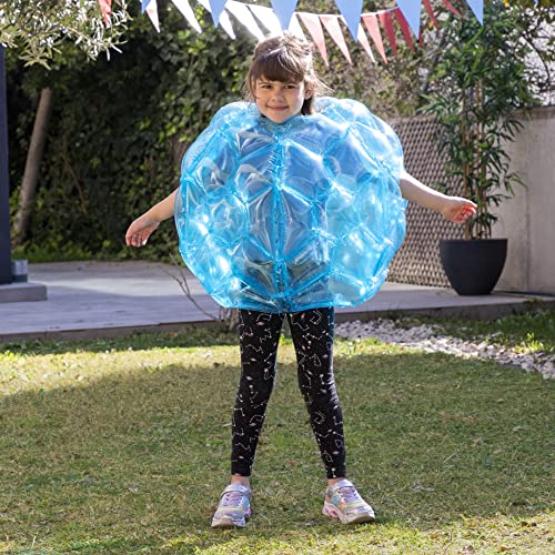 Riesiger aufblasbarer Bumper-Bubble-Ball Bumpoy InnovaGoods 2 Stück, Blau und Orange