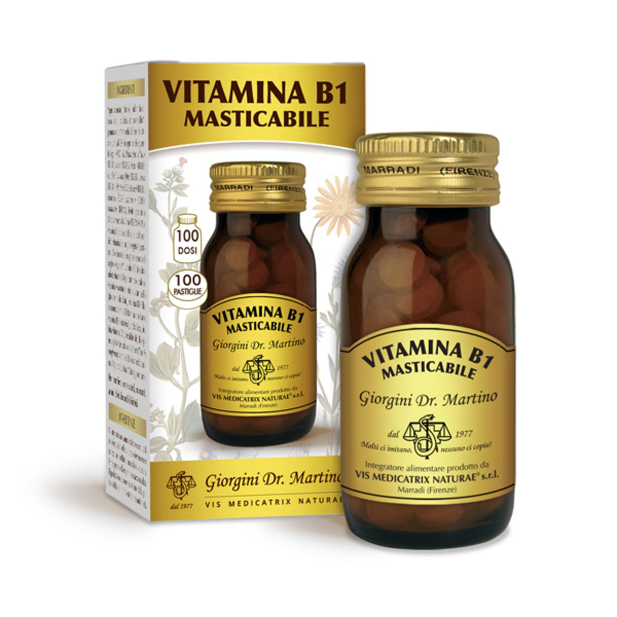 Dr Giorgini VITAMINA B1 Masticabile - 90 g