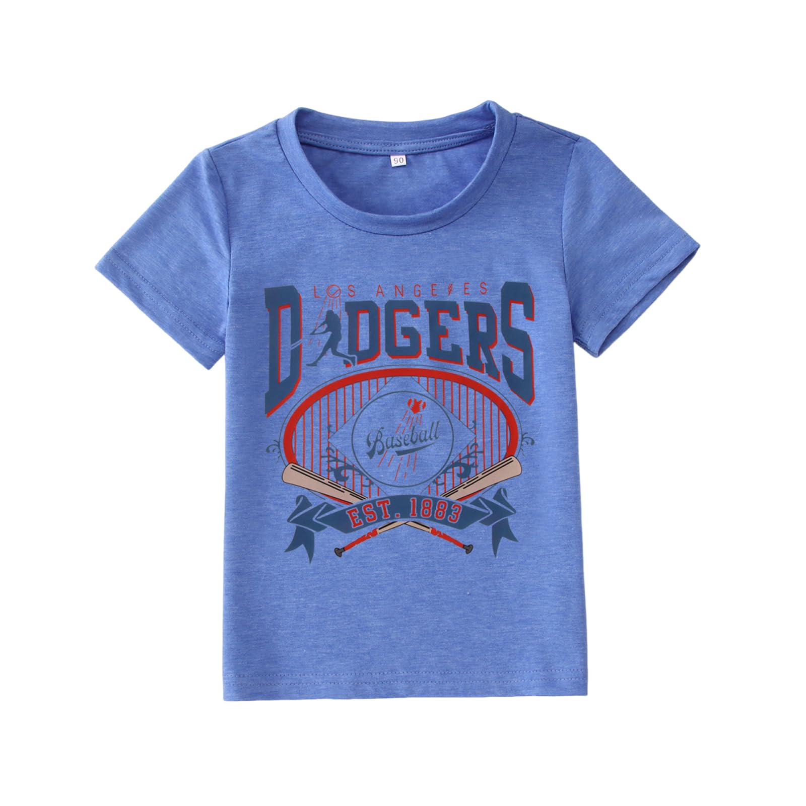 GLIGLITTR Baseball Shirt for Toddler Boy Girl Games Day T-Shirt Kids Athletic Baseball Outfit Funny Summer Graphic Tee Tops