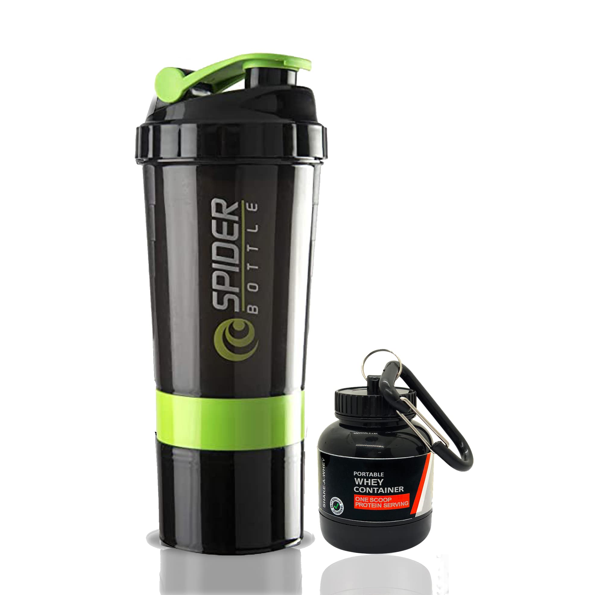COOL INDIANS Sports Gym Shaker with WHEY Container Bottle|Shaker Bottle|Gym Shaker|100% Leak-Proof Guarantee Protein Shaker|Sipper Bottle|500 ML Shaker Bottle for PRE Workout|BPA Free (Green) (B09WK65FCK) Amazon Price History, Amazon Price Tracker