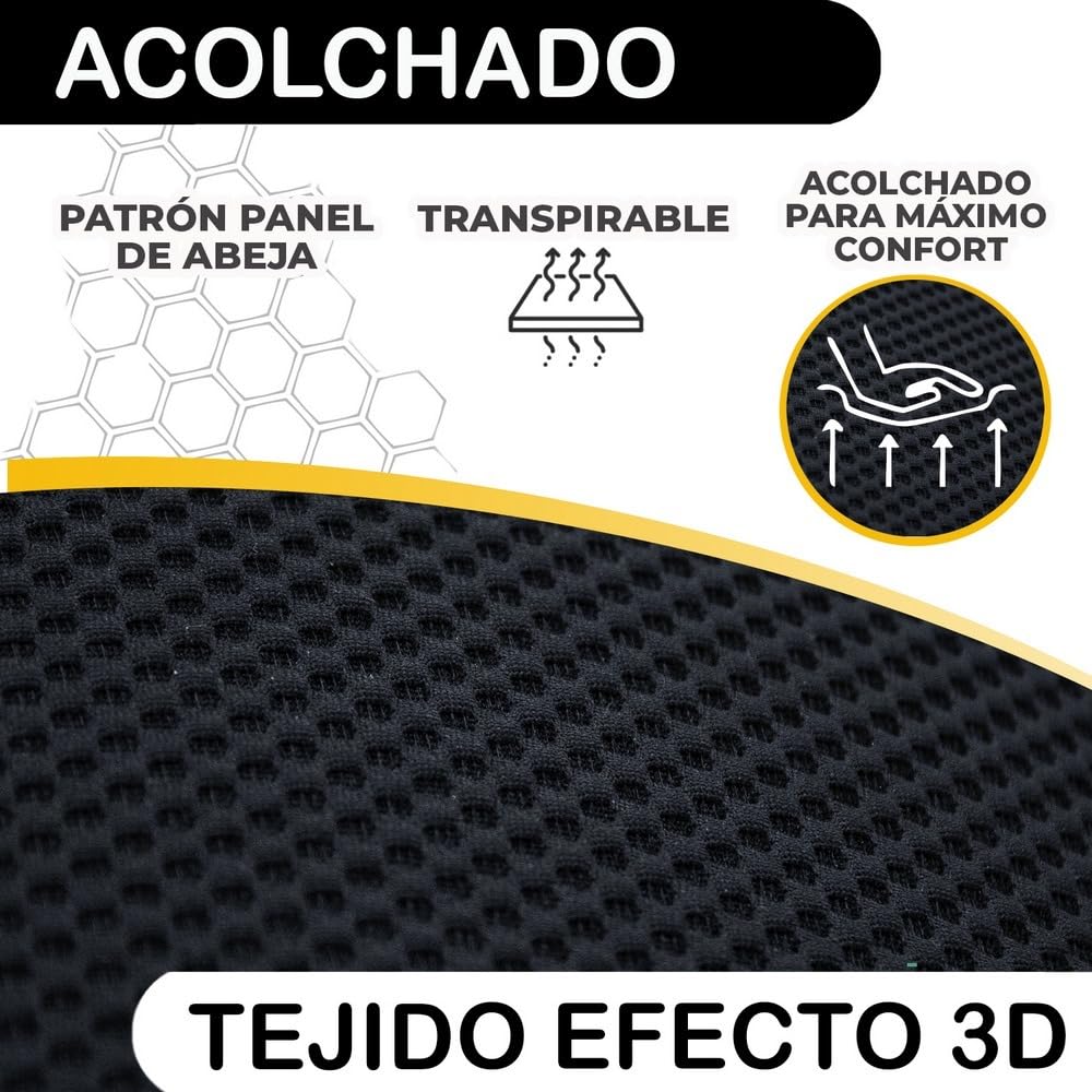 LOLAhome 2 sillas Gravedad Cero Camping jardín y terraza, reclinables, Bloqueo de Seguridad, Estructura Acero y Asiento Lona Oxford poliéster 3D Negras