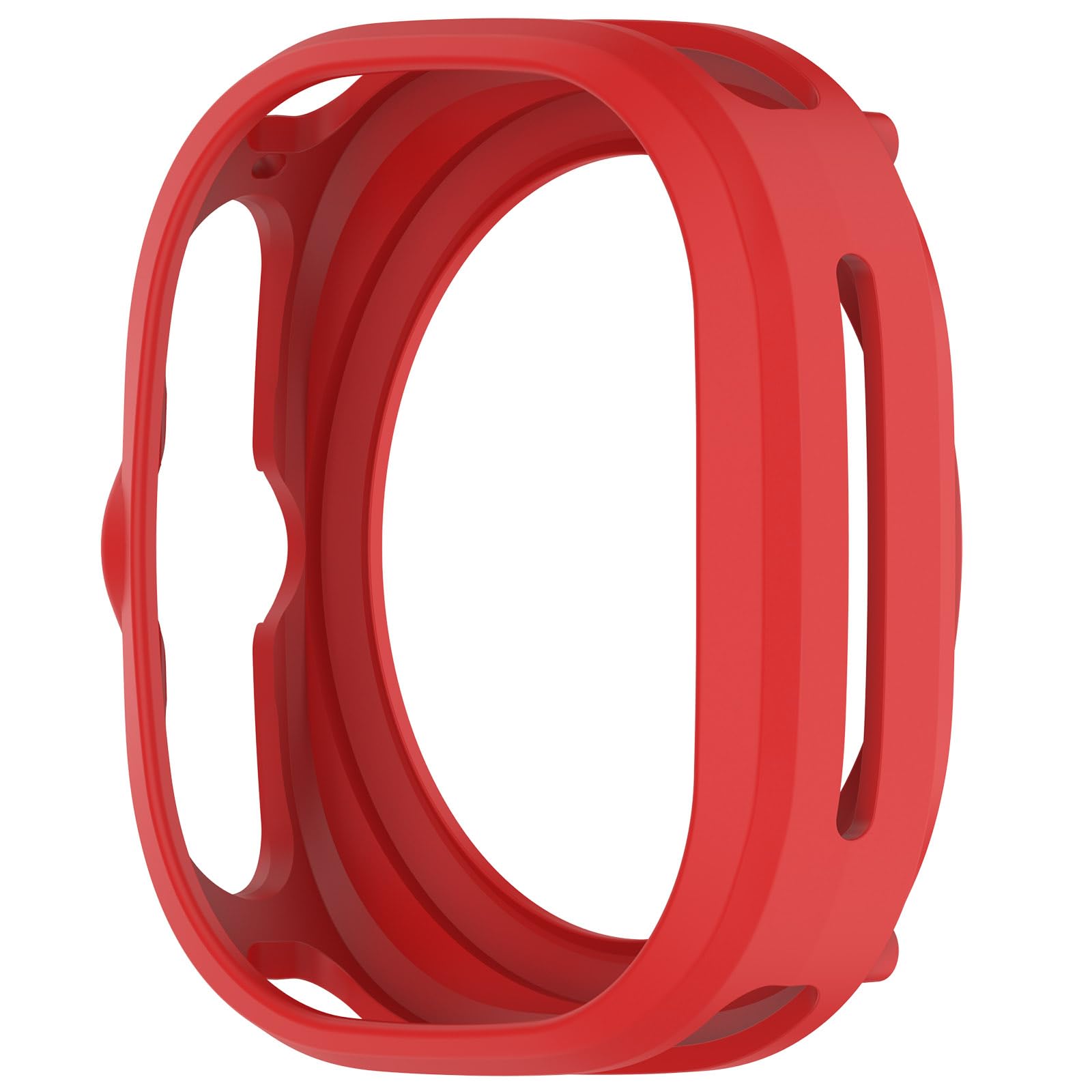 Protective Cover Case for Samsung Watch Ultra 47mm,Smartwatch Bezel Bumper Cover Replacement All-Around Protection Frame Shell Smartwatch Accessories (Red)