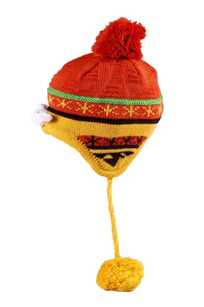 Innovation the store Unisex Yellow Woolen / Winter Cap, Fits 4 10 Years Hk11Yellow 3