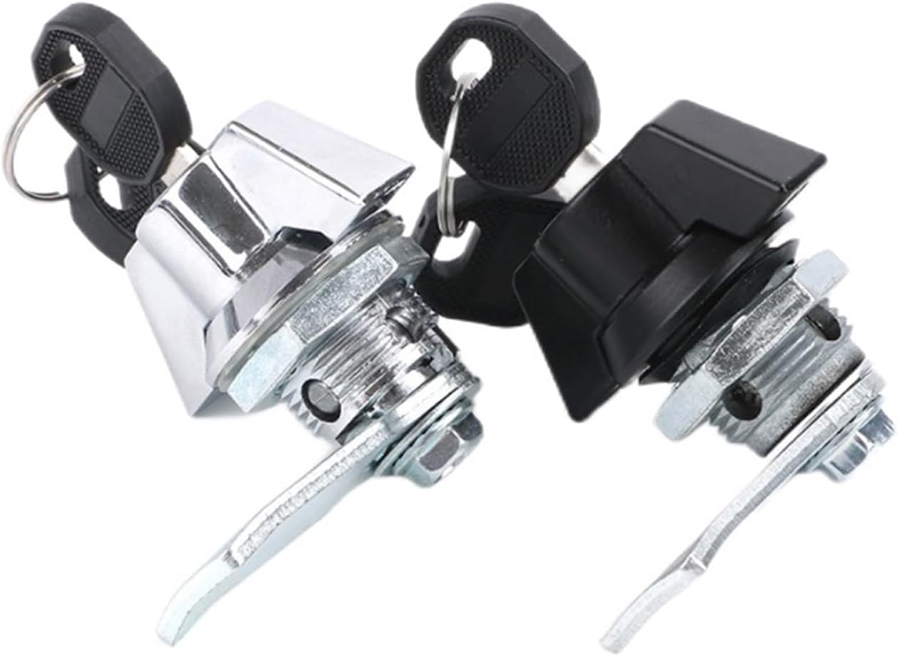 MS 748-1-2Handle Cabinet Cam Lock Hardware 1Pcs(2 Sliver falt Tongue)