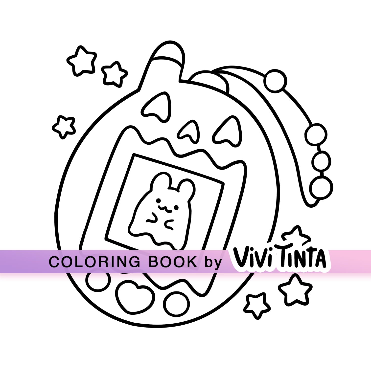 Spooky Vibes: Coloring Book for Adults and Teens Featuring Cute, Creepy Goth Stuff and Creatures