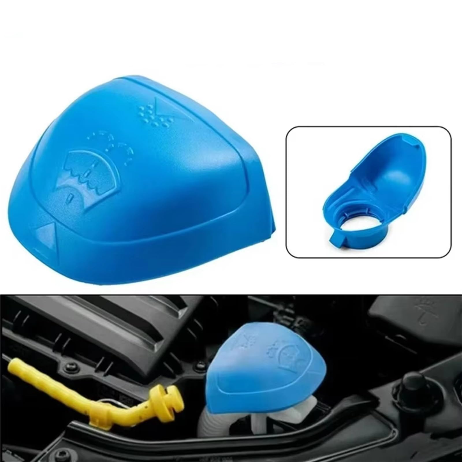 do Skoda osłona spryskiwacza szyby akcesoria do przedniej szyby zbiornik spryskiwacza do czyszczenia przedniej szyby butelka 6V0955485 000096706