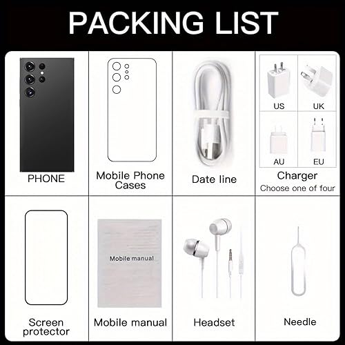 Miniatura 9 de Teléfono Android C24 Ultra Desbloqueado, 8GB+256GB Gran Almacenamiento Desbloqueado, Teléfono celular Android 14.0, 6800 mAh Batería Teléfono