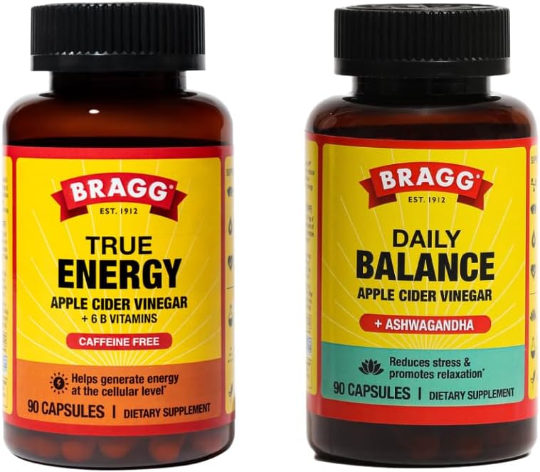 Bragg's True Energy and Daily Balance Apple Cider Vinegar Capsules
