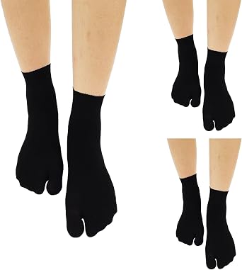 3 Pairs Thin Split Toe Socks Breathable Tabi Flip Flop Socks Casual Sandal Japanese Filar socks