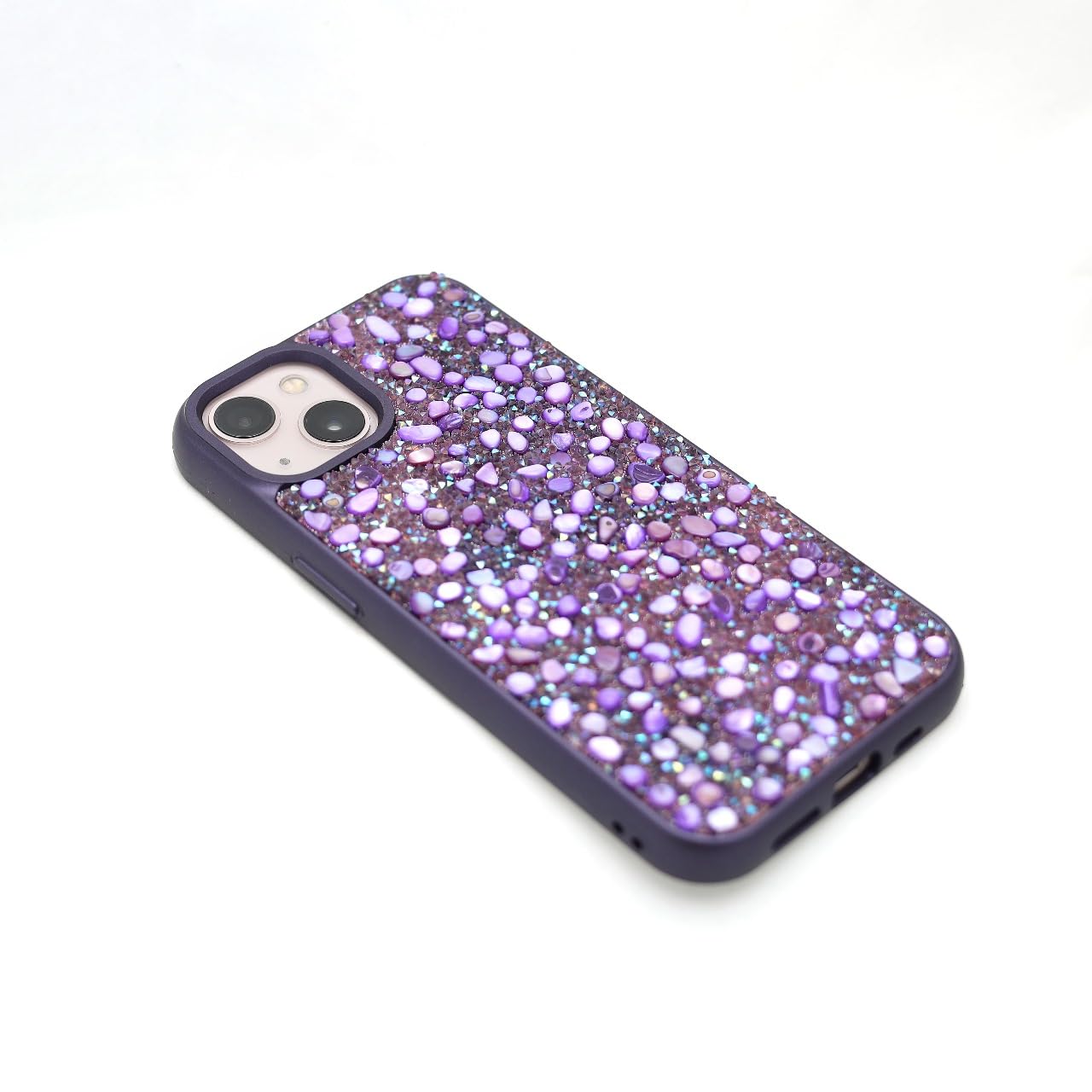 CELL 4's Purple Swarovski Crystal Stone Premium Luxury Case Cover