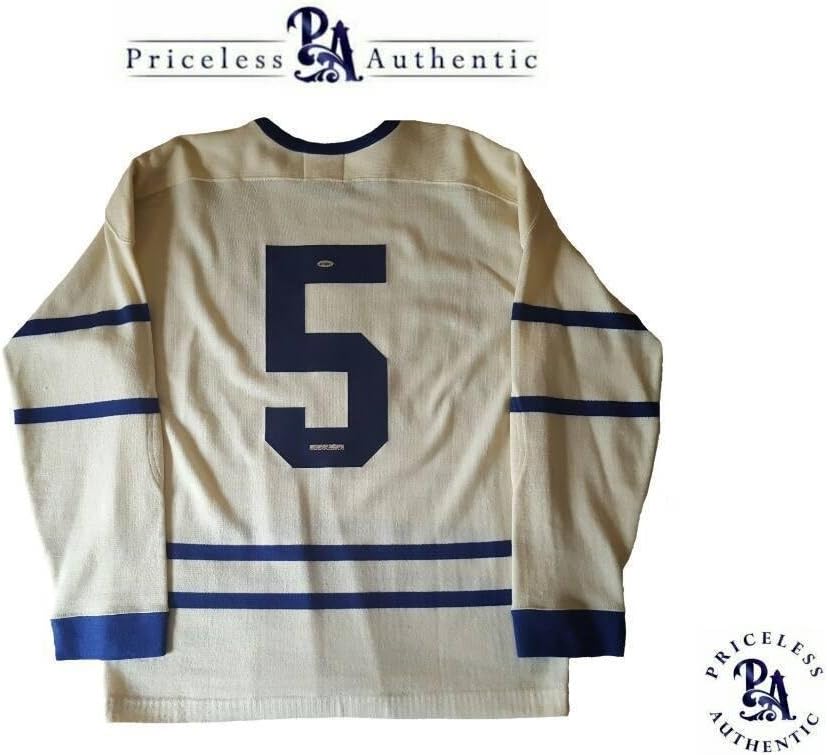 Bill Barilko Custom Signature Toronto Maple Leafs Vintage Model Jersey