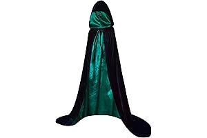 Plus Size Velvet Hooded Cloak for Women