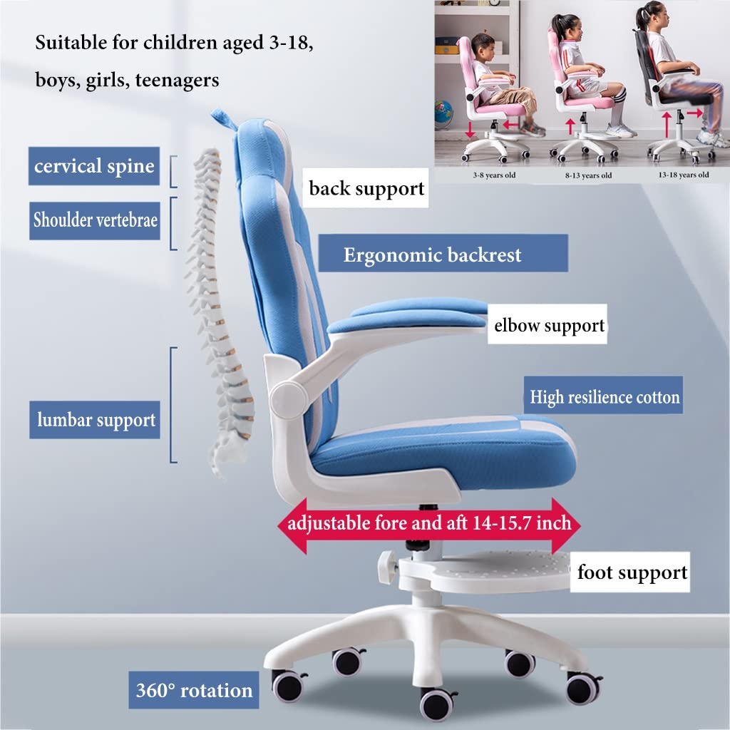 Amazon.co.jp: 学習椅子 子供、車輪付きの子供用デスクチェア  