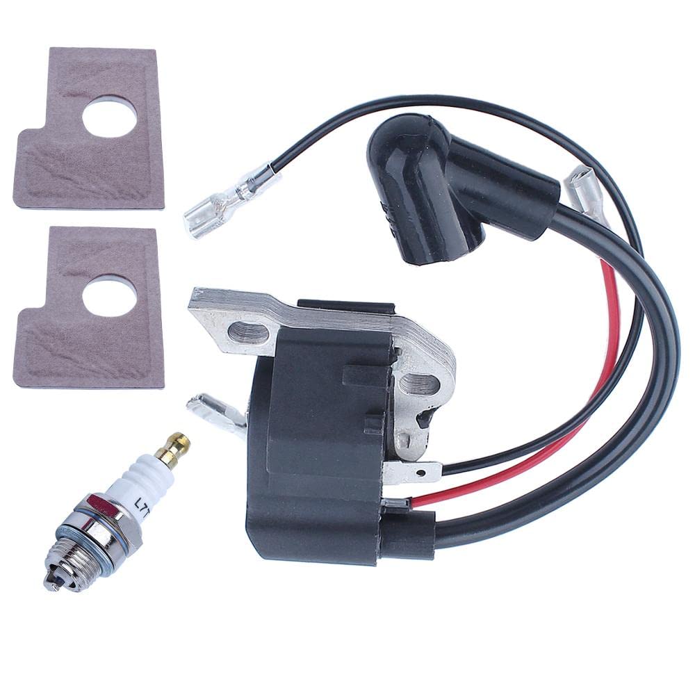 Bobine d'allumage for MS170 MS180 017 018 MS170C MS180C, for Filtre à W L7T/BPMR7A, Bougie d'allumage de tronçonneuse, Remplacement 1130 400 1302 Pièces de Jardin