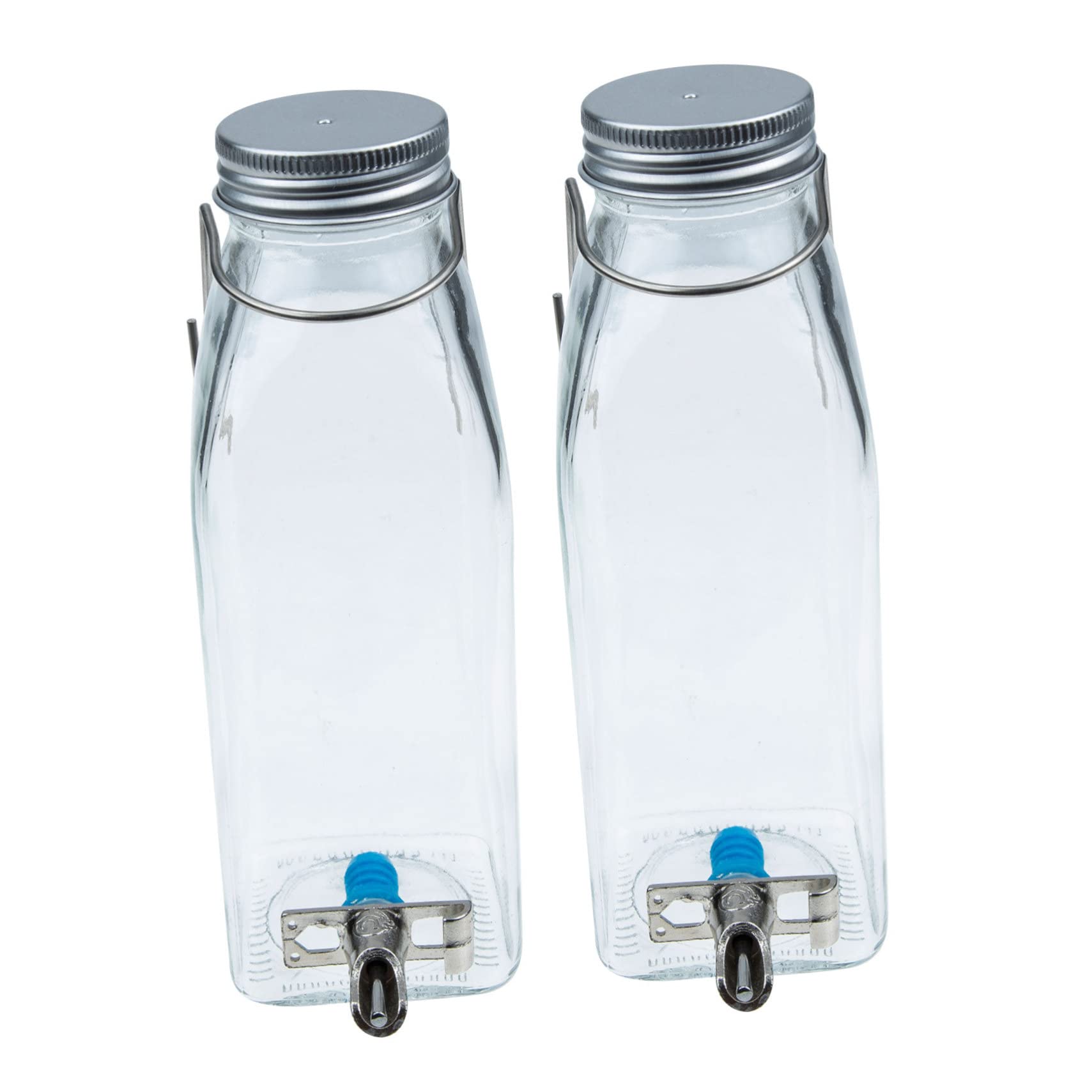 VICASKY Rabbit Watering System Pet Water Bottle 350ml Hanging Water Container for Small Animals