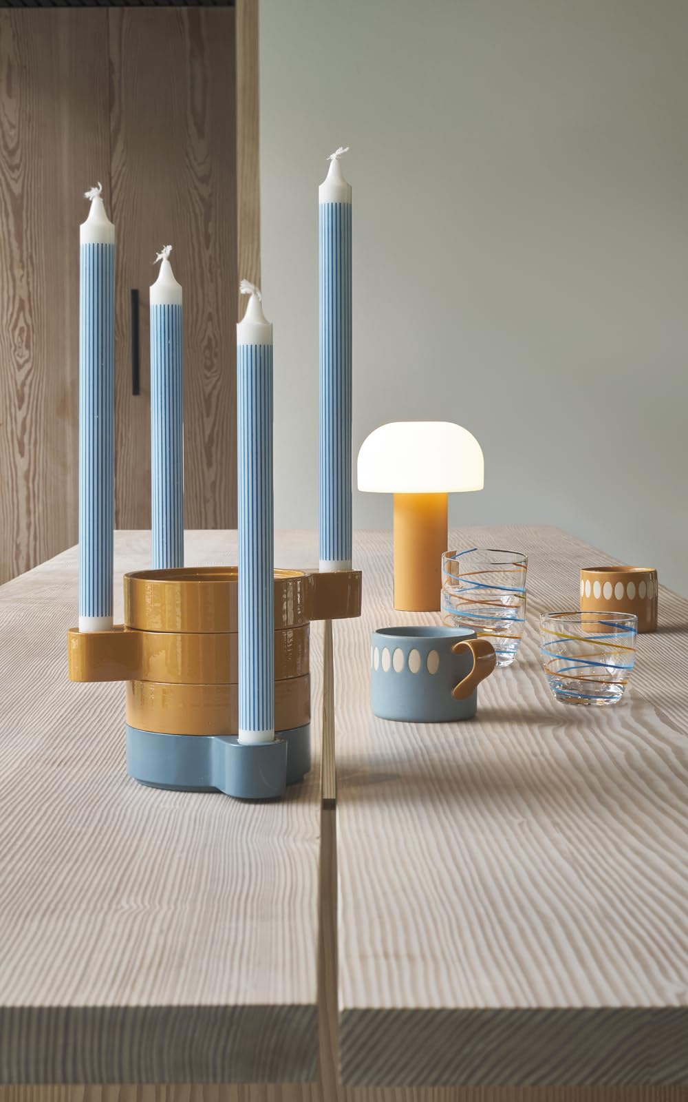 Villa Collection Styles LED Lampe Dia 15 x 22,5 cm Amber