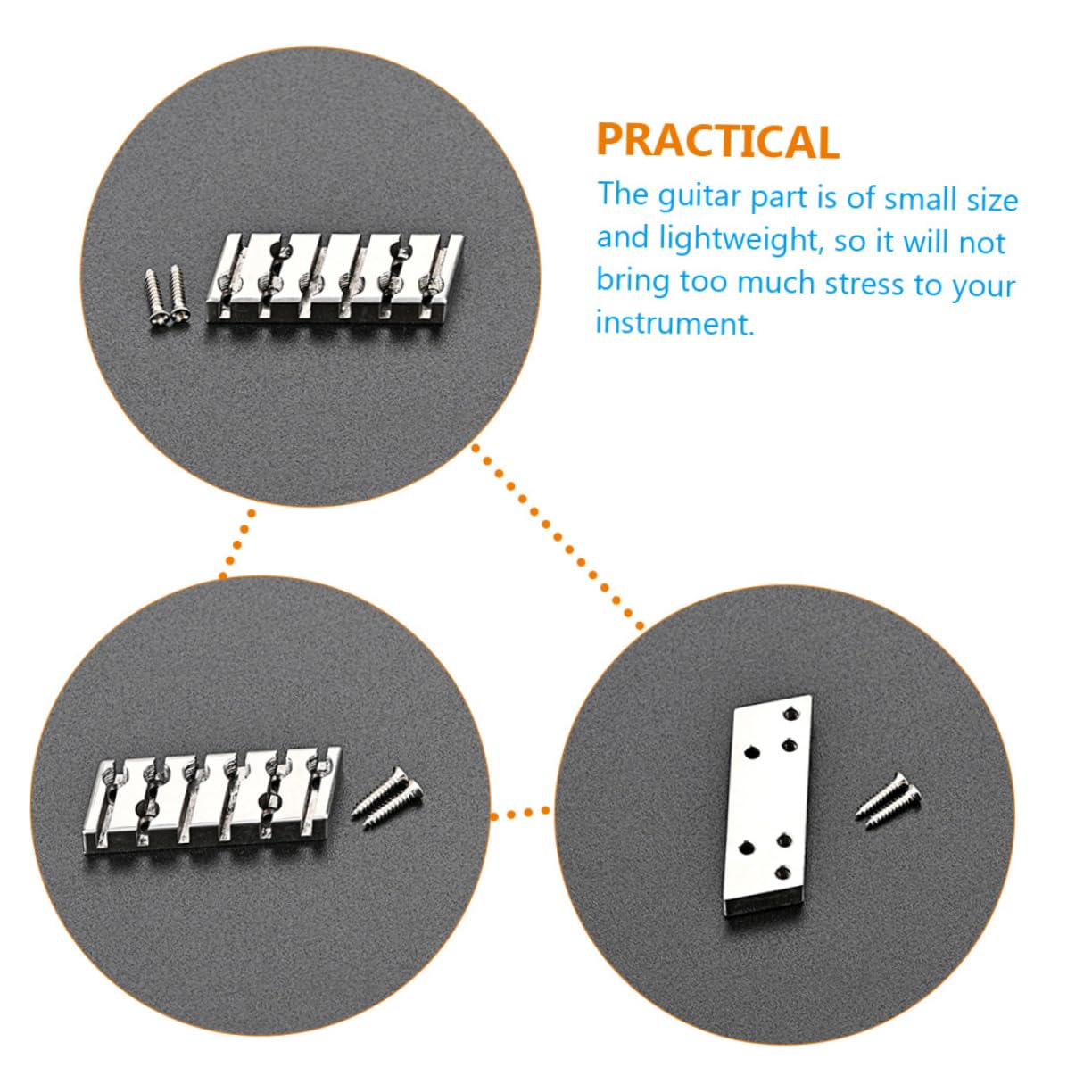 Toyvian 5 szt. bezgłowy zamek sznurkowy, akcesoria do gitary elektrycznej, instrumentów muzycznych, gitar basowych, nakrętek zabezpieczających, gitar elektrycznych, strun, metalowy szpikulec