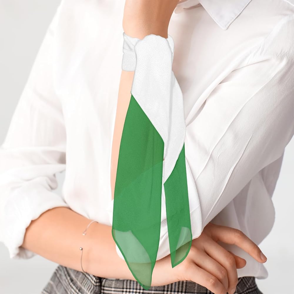 Amazon.com: Gublec 24x24Inch Italy Flag Silk Scarf for Women