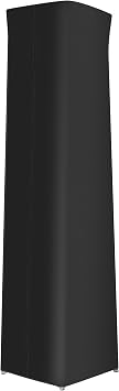 OuterMust 90.5" Patio Heater Cover for Pyramid Outdoor Propane Heater with Cover, Waterproof Black