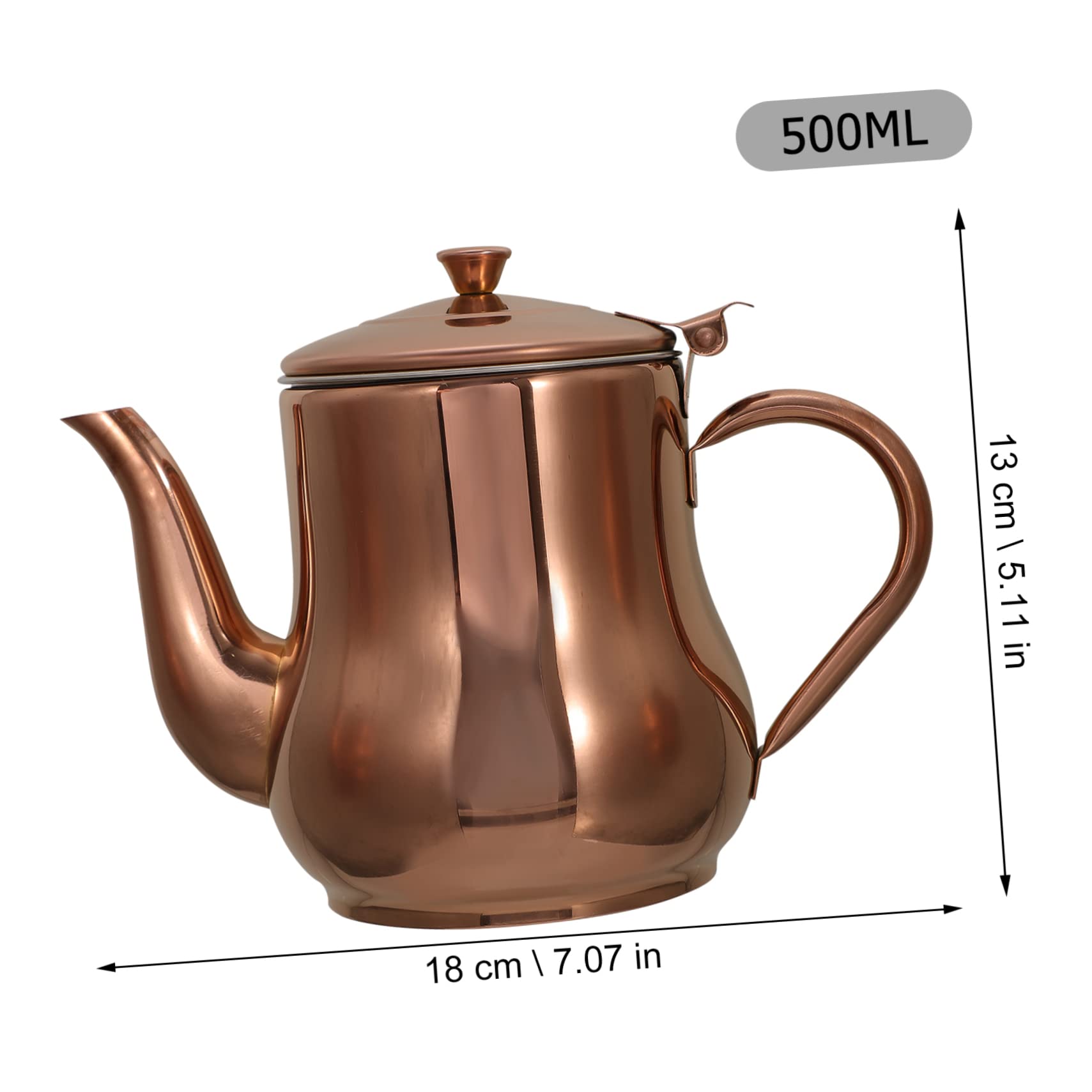 Didiseaon Recipiente Duradera de Aceite para Acero Inoxidable de 500ml Práctica Colador Integrado y Diseño Multiusos Adecuado para Cocina