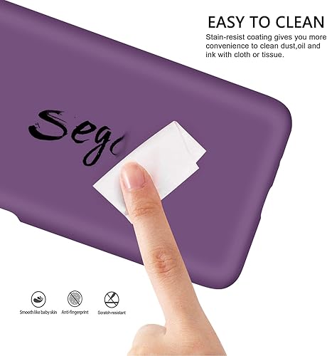 Miniatura 4 de E Segoi Moto G Power 2021 - Funda de goma de gel de silicona líquida a prueba de golpes, cojín de forro de tela de microfibra suave compatible con