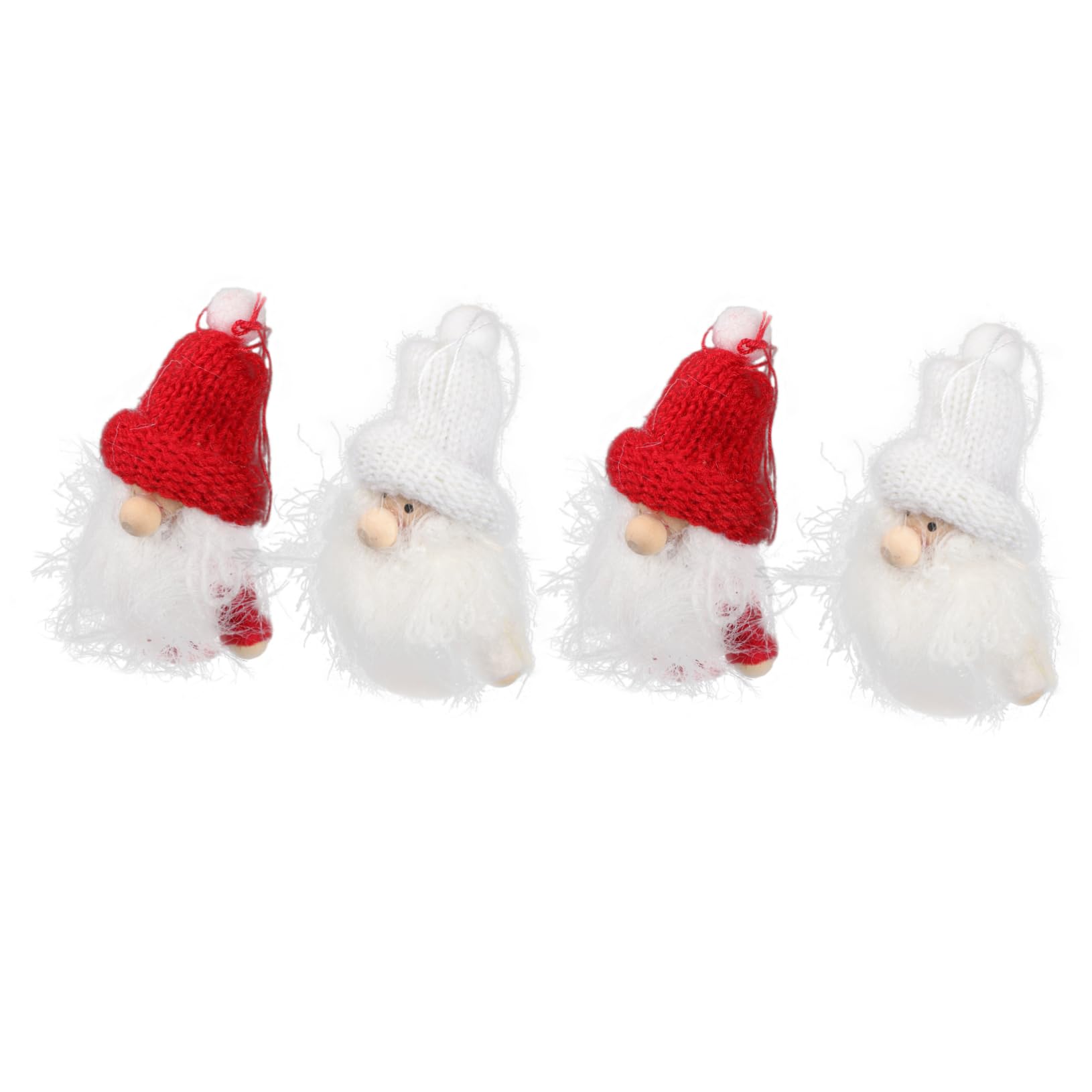 Cabilock 4 Sätze Weihnachtsbaumanhänger Santa Claus Hängedekoration Festliche Weihnachtsdeko Für Baum Wand Tür Fenster Und Kamin Für Weihnachtszeit 4 Stück * 4