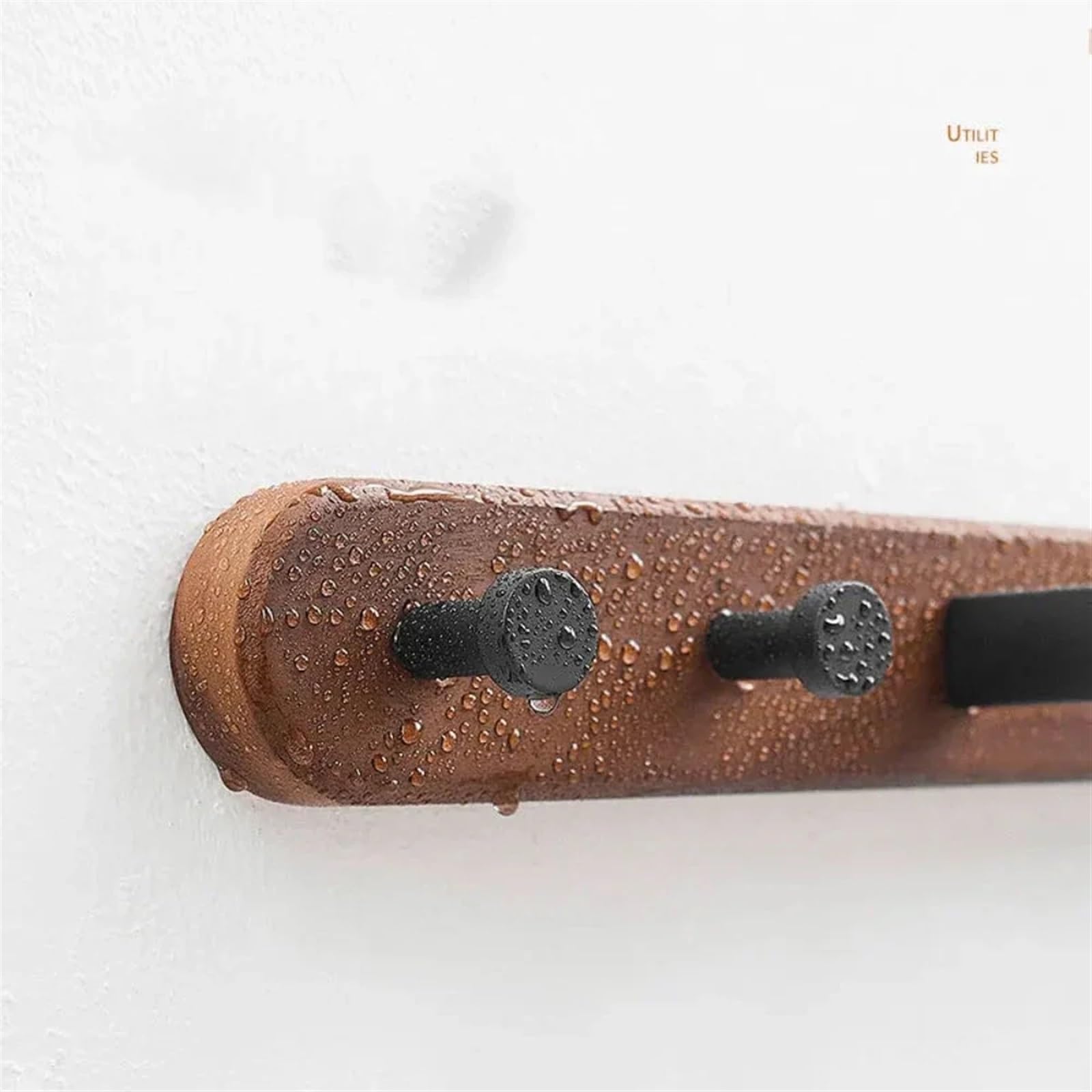 Toallero de baño Madera Nogal para Bricolaje Herramientas