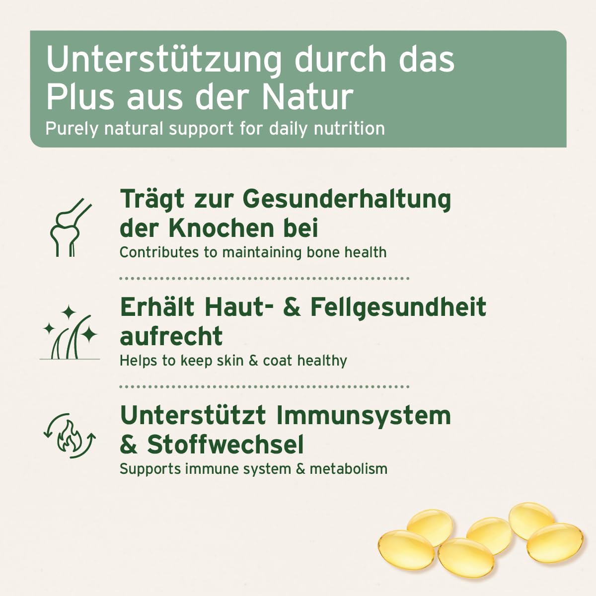 AniForte Omega 3 Lachsöl Kapseln für Hunde & Katzen 500 Stück – wertvolles Omega-3 Fischöl & Vitamine für Stoffwechsel, Knochenaufbau & glänzendes Fell