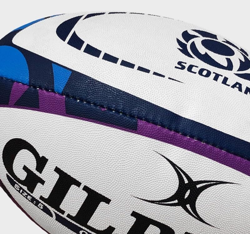 Gilbert- Balon Rugby Réplica de Escocia, Talla 5