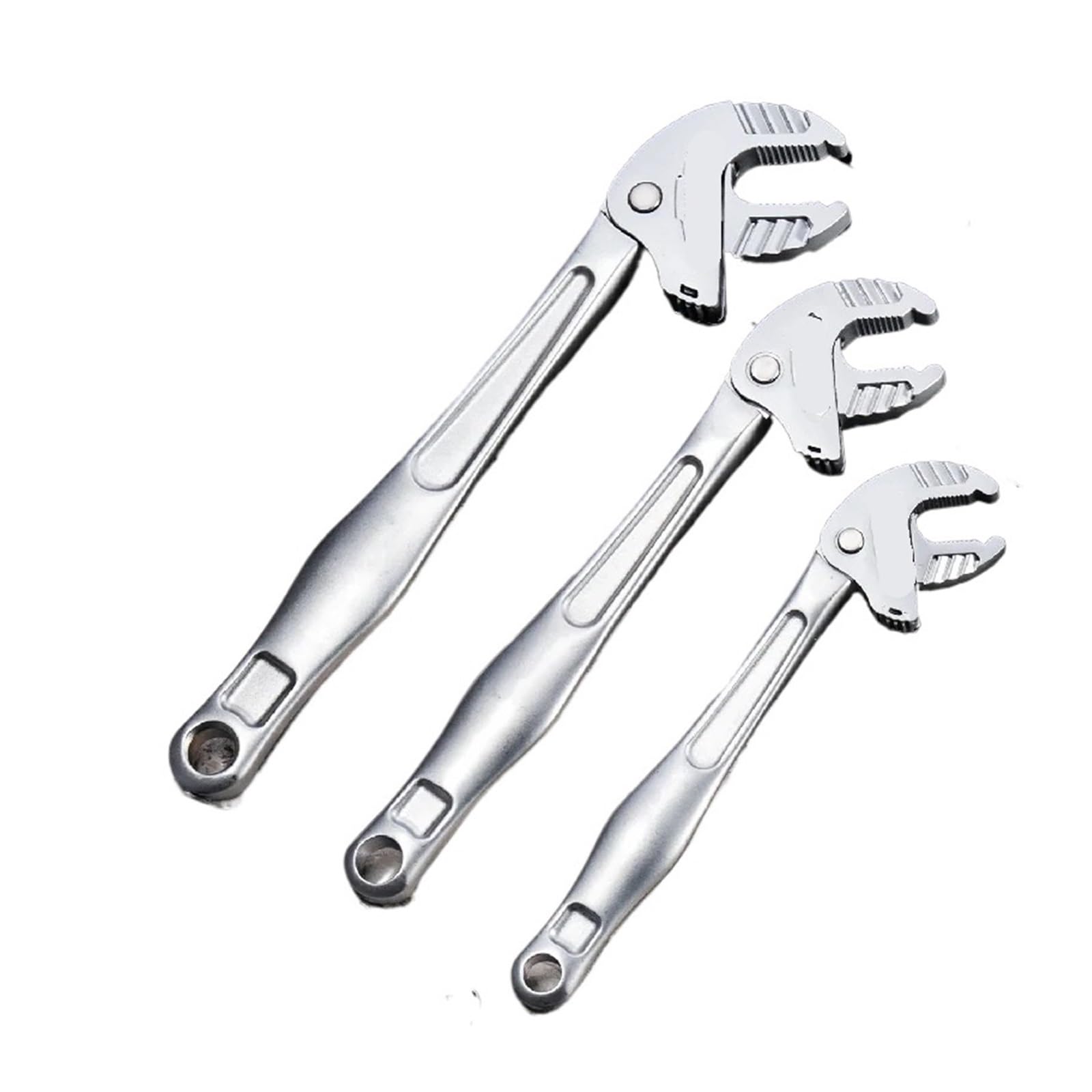 Pinza a Pappagallo Chiave ad artiglio di granchio for impieghi gravosi autobloccante a ganascia larga con cricchetto regolabile for la produzione tubi automobilistici domestici(7-10mm)