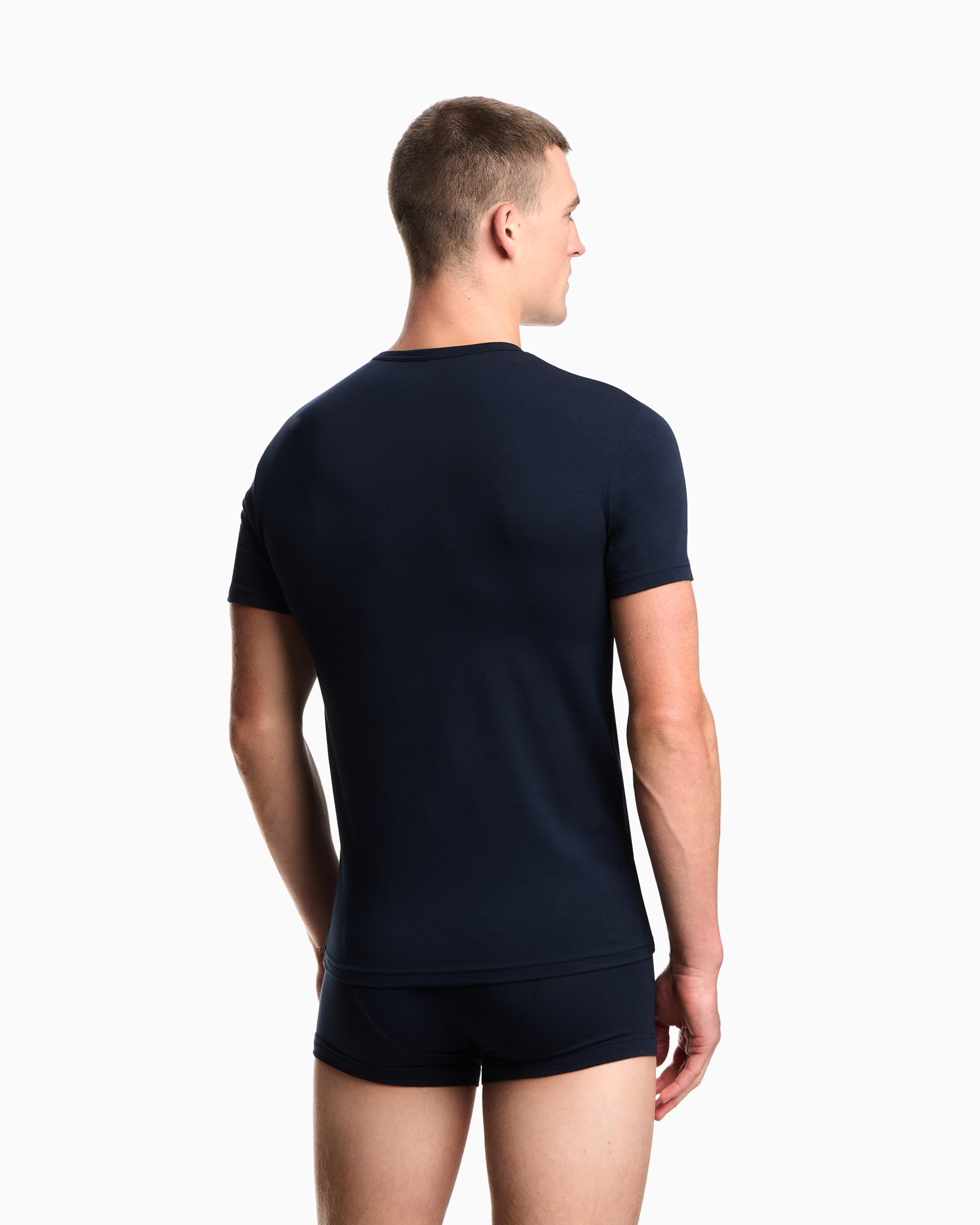 Emporio Armani 2-Pack Crew Neck T-Shirt Paquete de 2 Camisetas de Cuello Redondo Hombre (Pack de 2)