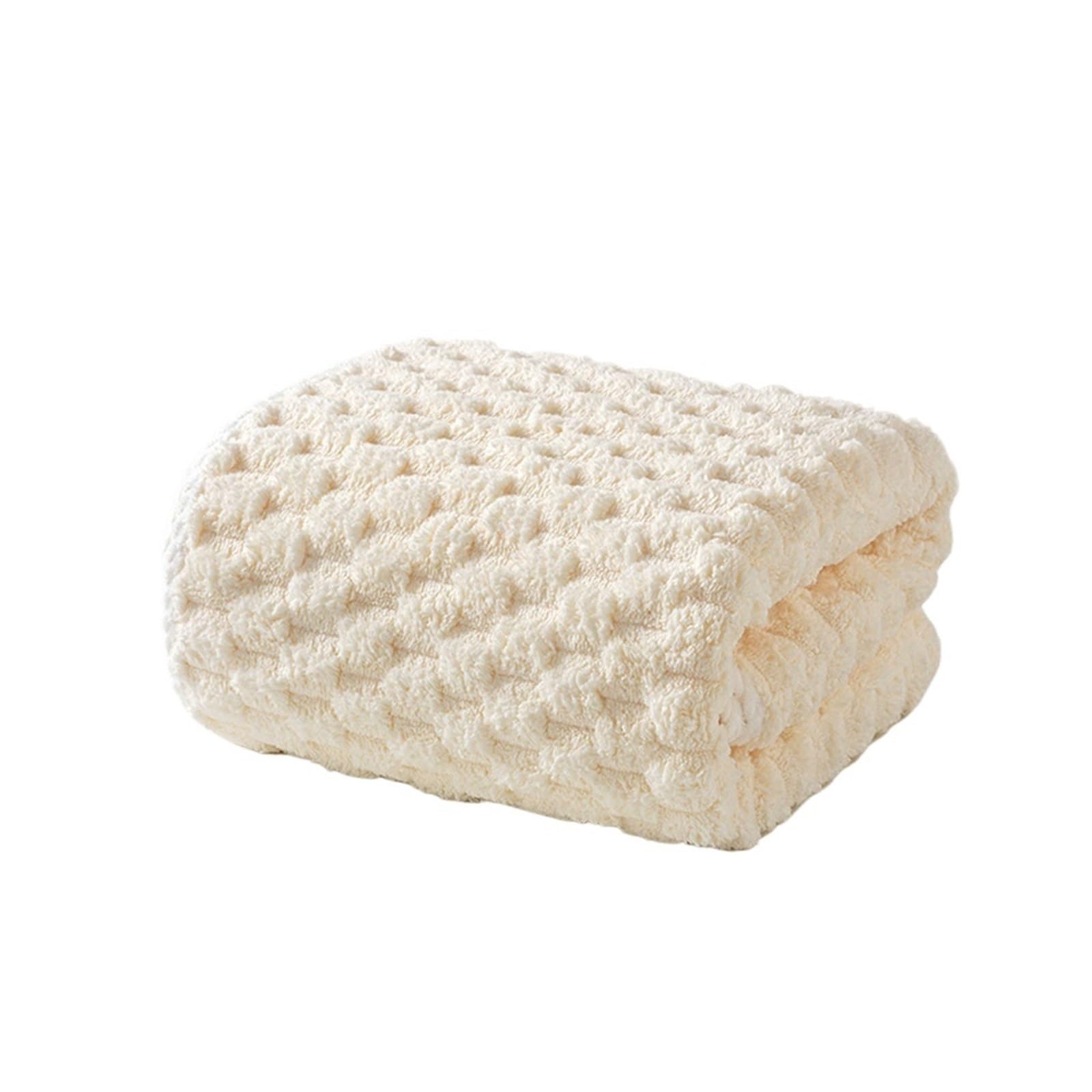 FGUJSUR Bath Towel 1 Pcs Large Coral Fleece Bath Towel, 90 * 180cm/70 * 140cm, Light, Soft And Comfortable, Absorbent And Quick Drying(Beige,70x140cm)