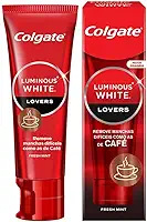 Colgate Creme Dental Clareador Luminous White Lovers Manchas de Café 70g