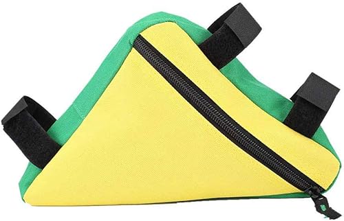 plplaaoo Bolsa de almacenamiento triangular para bicicleta, bolsa de tela Oxford para marco triangular de bicicleta, bolsa de tubo frontal para