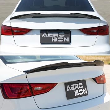 Real Carbon Fiber Trunk Spoiler for 2014-2020 Audi A3 S3 RS3 8V Sedan