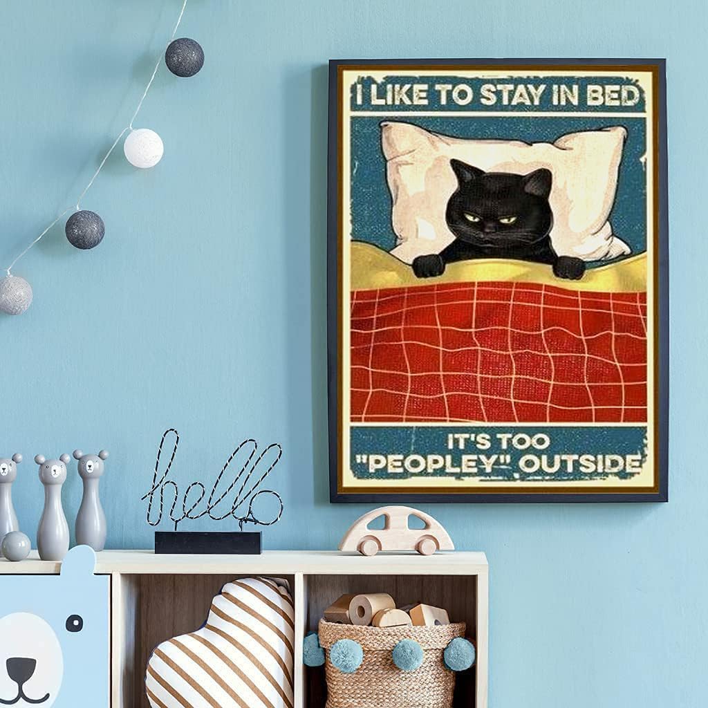 DIY Diamond Painting Kits for Adults，Black Cat Diamond Art for Beginner image 4