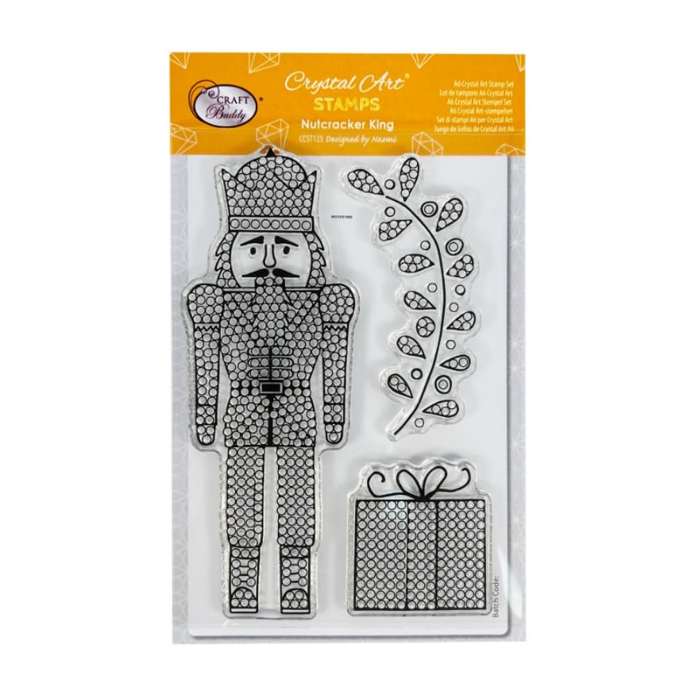Crystal Art A6 Stamp Set - Nutcracker King
