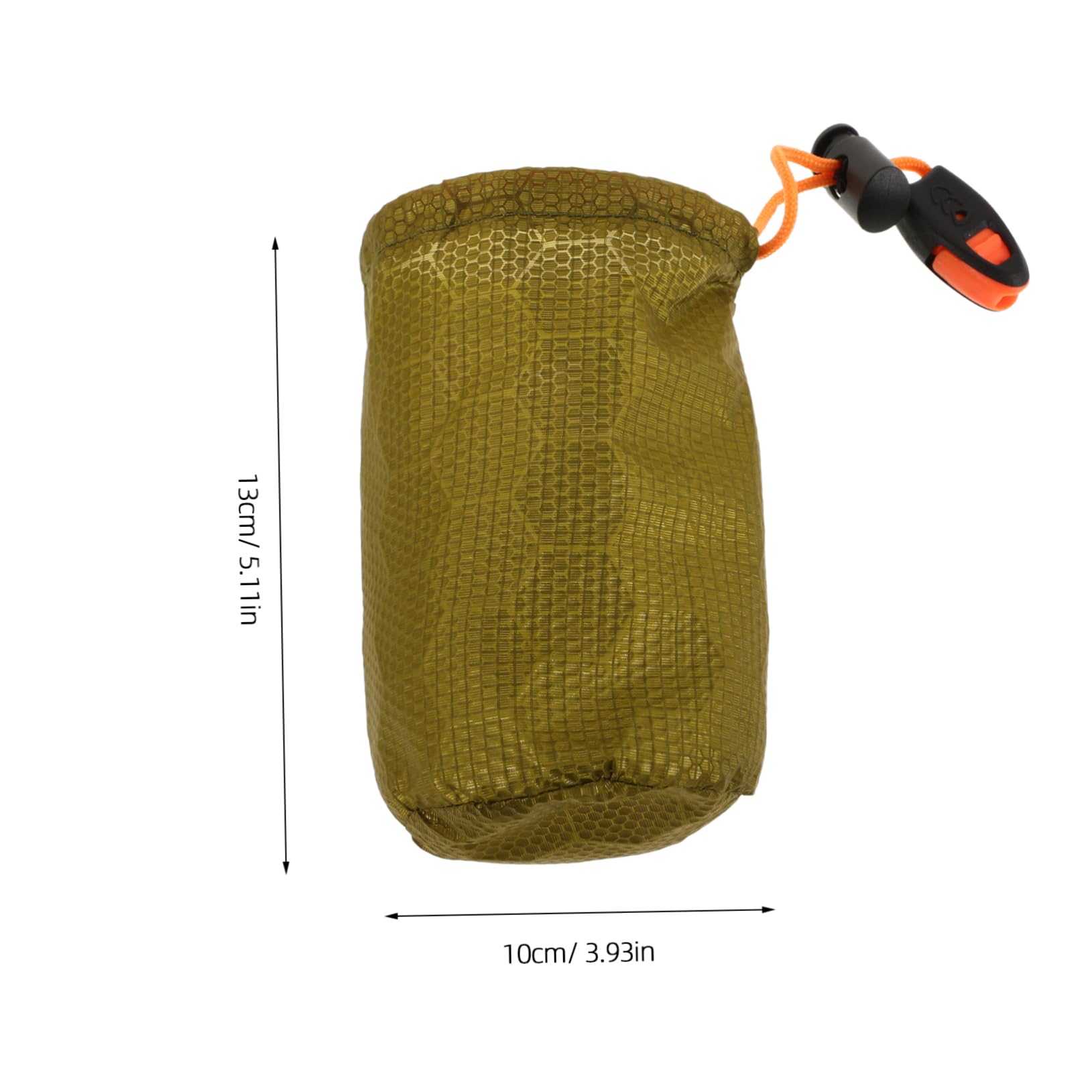 Kisangel Mesh Stuff Sack Durable Storage Bag for Outdoor Travel Hiking Camping Lightweight Drawstring Design for Survival Small Items Moisture Protection Comfort