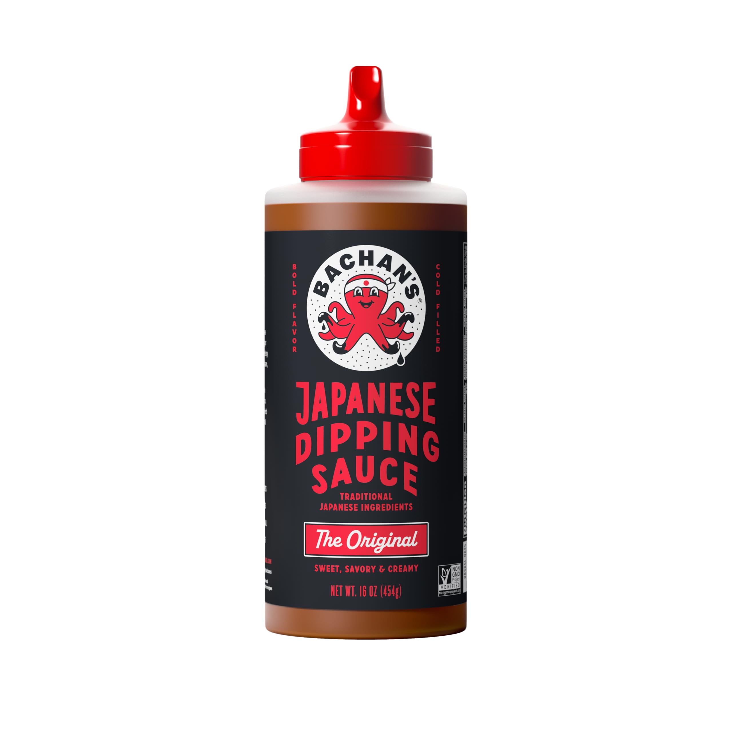 Bachan's - Japanese Dipping Sauce - The Original, 16 Oz, Small Batch, Non GMO, No Preservatives, No Nut, No Dairy, Vegan and BPA free. Dipping Sauce for Wings, Chicken, Steak, Appetizers and more