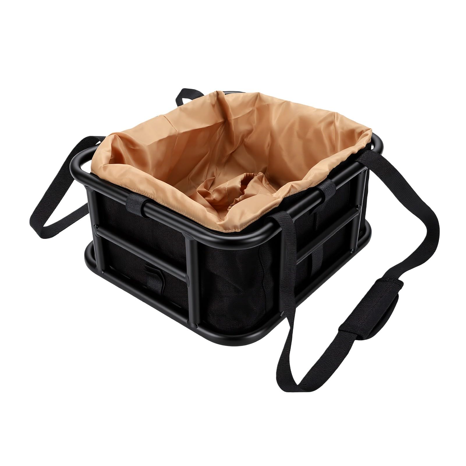 Dilwe Cesto Posteriore per Bici, Portapacchi Metallico di Grande capacità con Borsa in Tessuto Oxford Impermeabile per Pendolari e Acquisti
