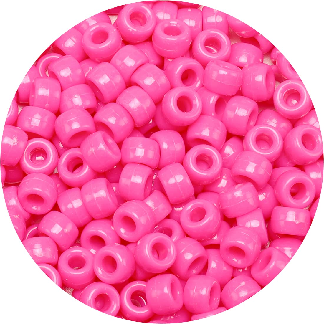 Eppingwin Beads and Bead assortments (1000 Pony Beads-Pink Solid)…, Medium Pack