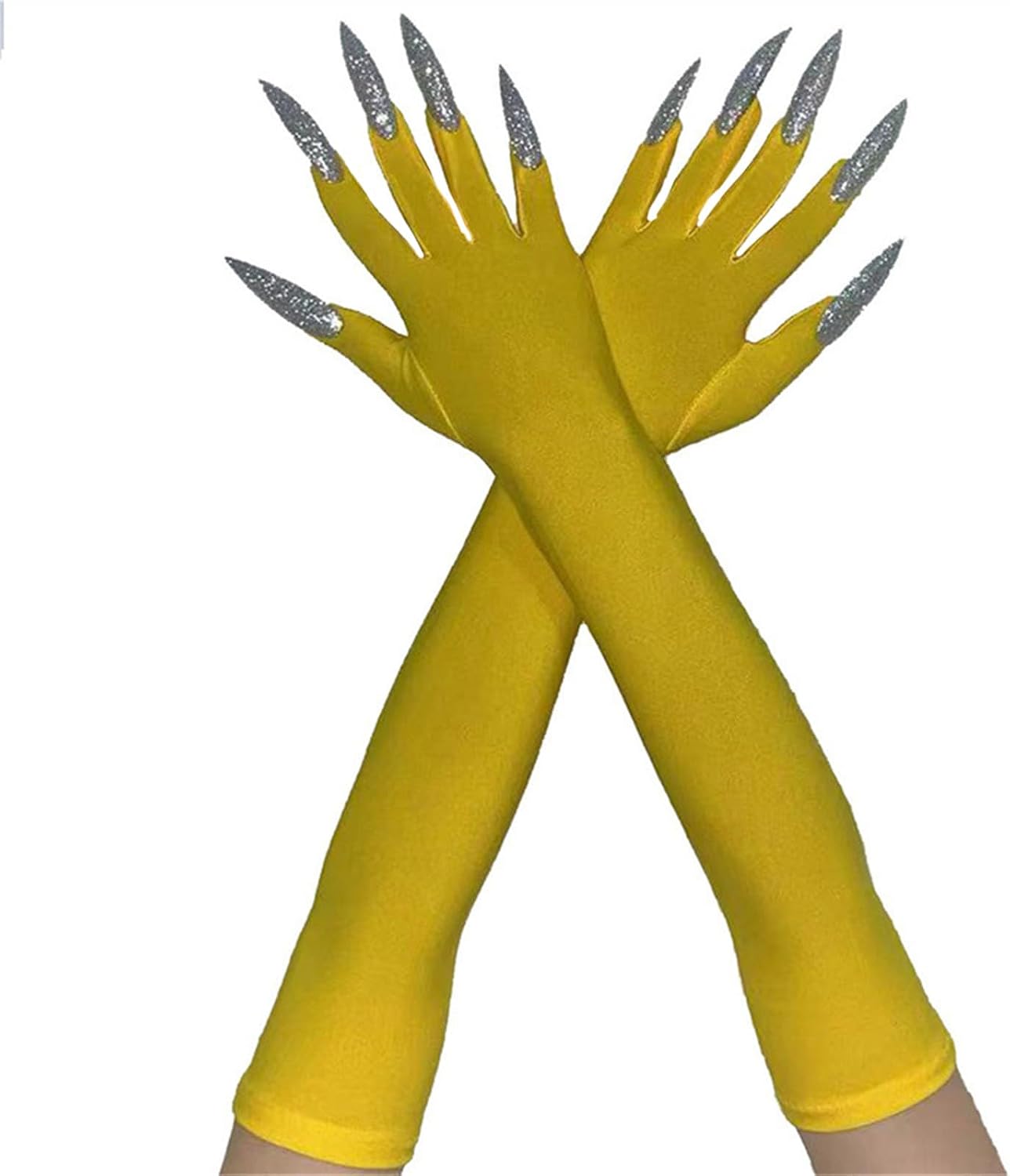 2pcs Stage Mittens Gothicism Mystical Gloves Party Scary Props Mittens for Halloween Event and Masquerades Horro
