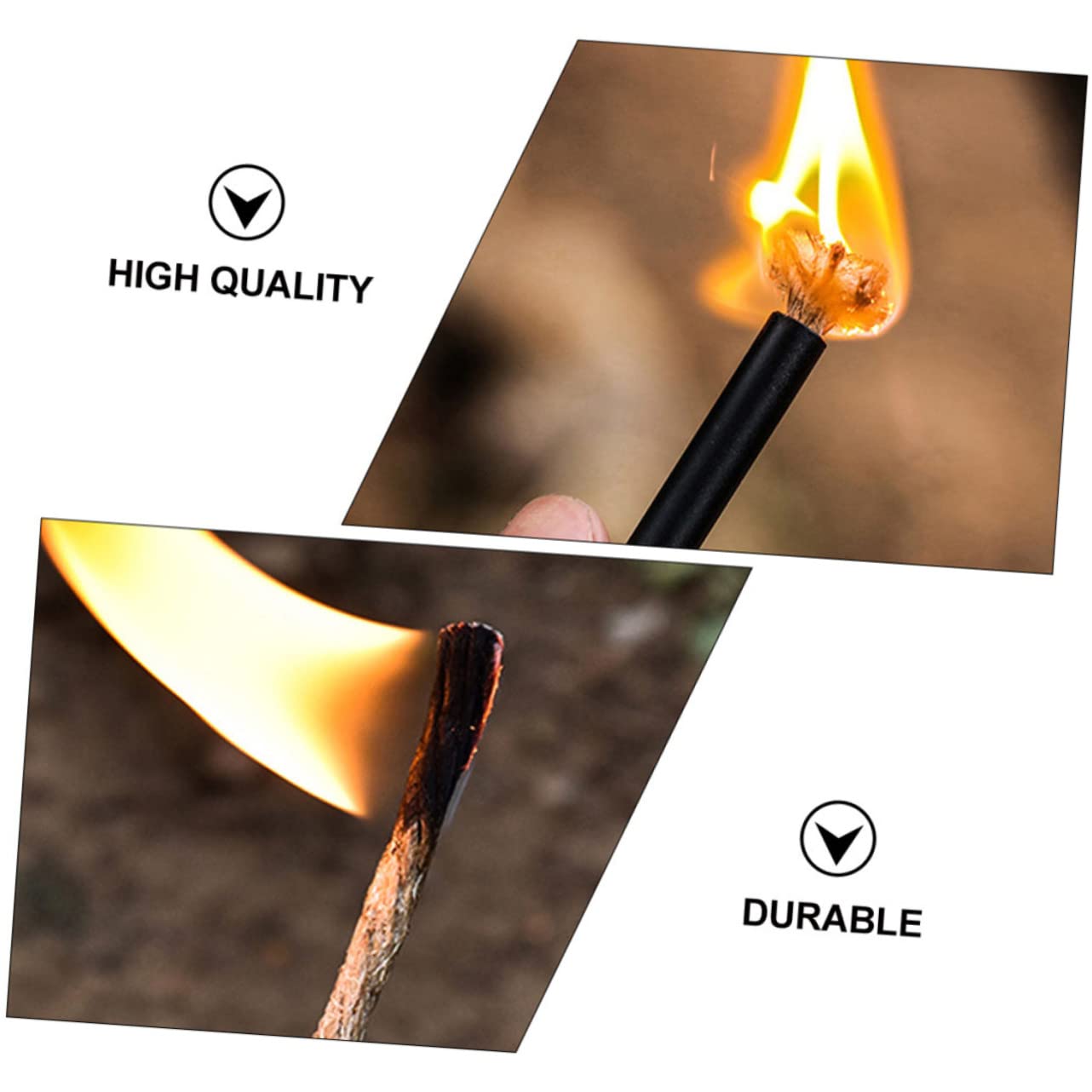 TOYANDONA 5 Sätze Bienenwachsseil Feueranzünder Für Feuerstein Feueranzünder Camping Feueranzünder Outdoor Überlebensdocht Streichholz Feueranzünder Lagerfeueranzünder 3 Stück * 5